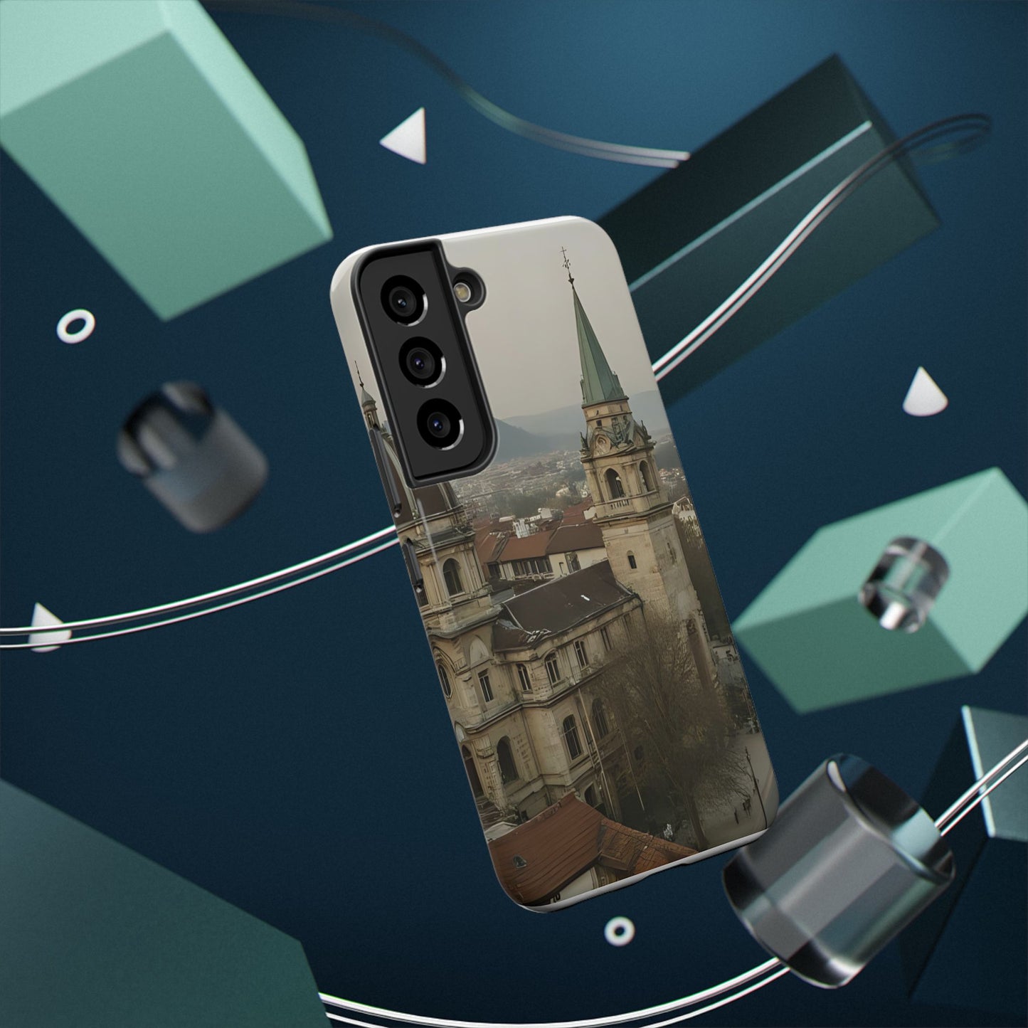 Stylish Impact-Resistant Phone Cases with Scenic Design, Durable Cell Covers, Perfect Gift for Travelers, Functional Phone Accessories