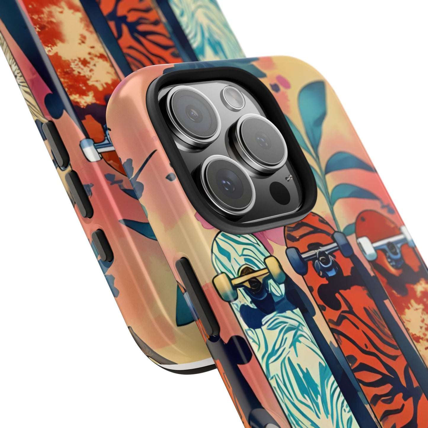 Skateboard Art Phone Cases | Tough Phone Covers for Skaters | Unique Gift for Skateboard Lovers, Trendy Protection, Custom Designs