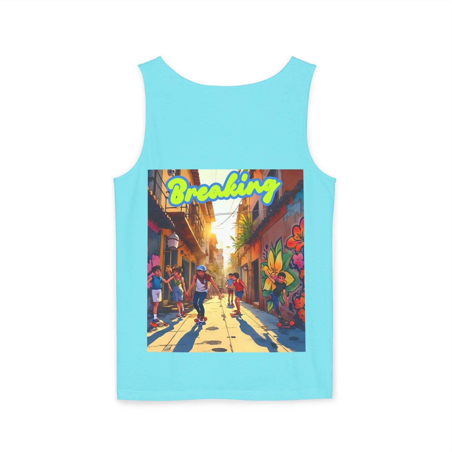Urban Dance Vibes Tank Top - Perfect for Streetwear Style, B-Boy Culture, Summer Festivals, Dance Events, Active Lifestyle