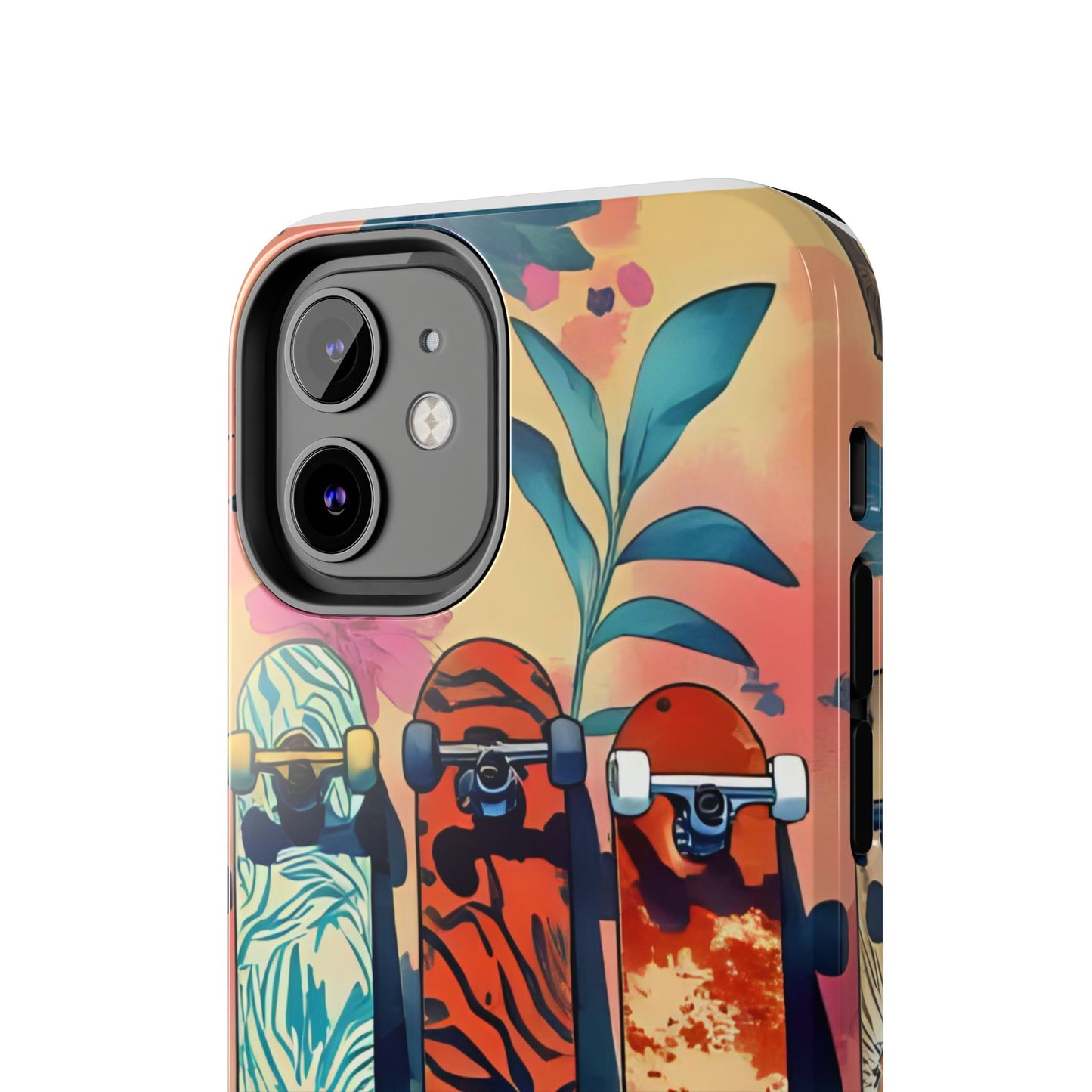 Skateboard Art Phone Cases | Tough Phone Covers for Skaters | Unique Gift for Skateboard Lovers, Trendy Protection, Custom Designs