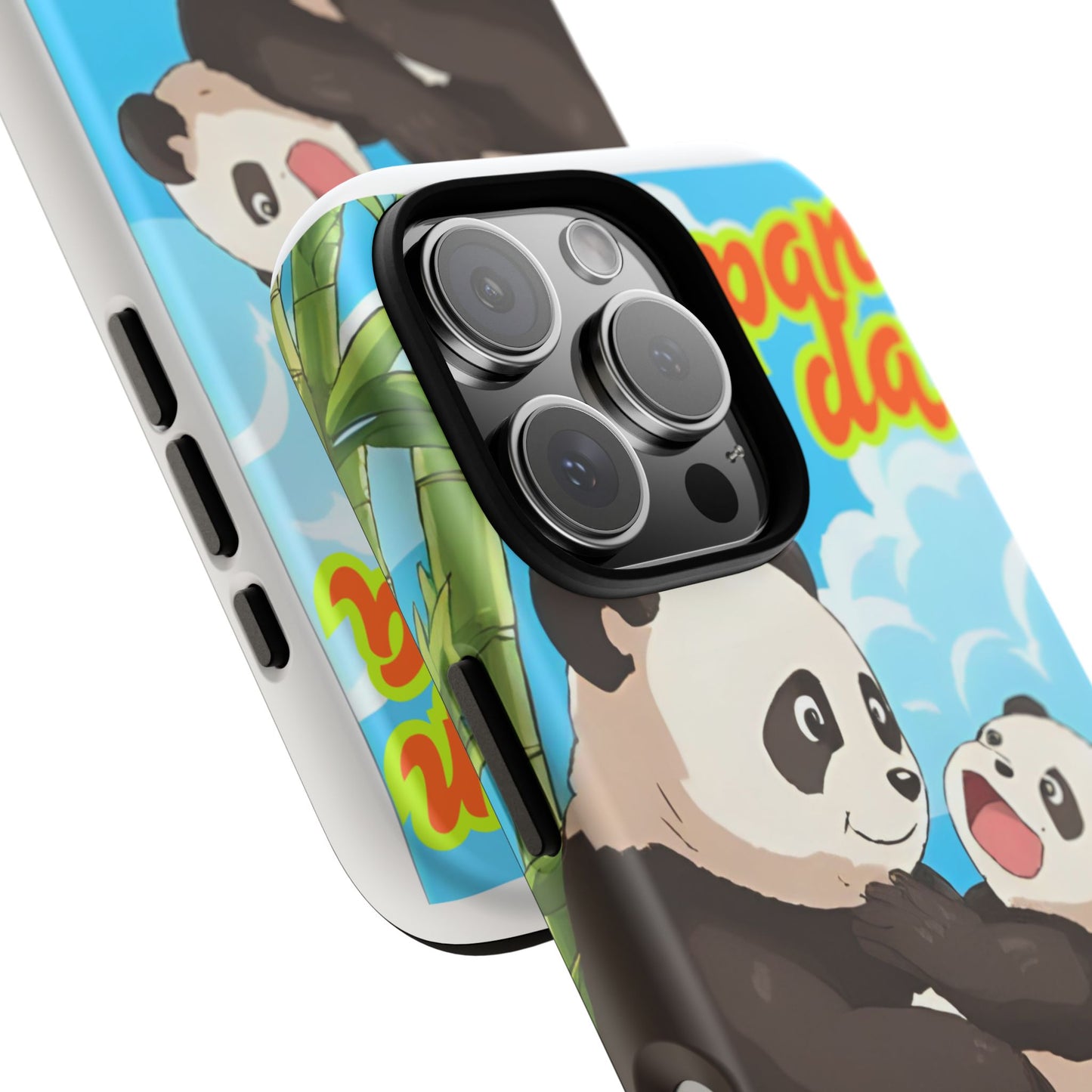 Panda Phone Case - Cute Panda Mom and Baby Design, Phone Cover for Animal Lovers, Gift for Kids and Adults, Jungle Vibe, Fun Accessory