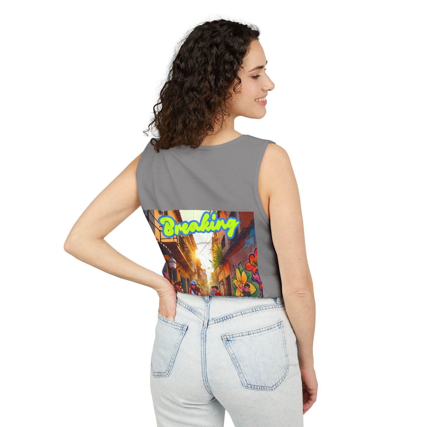 Urban Dance Vibes Tank Top - Perfect for Streetwear Style, B-Boy Culture, Summer Festivals, Dance Events, Active Lifestyle