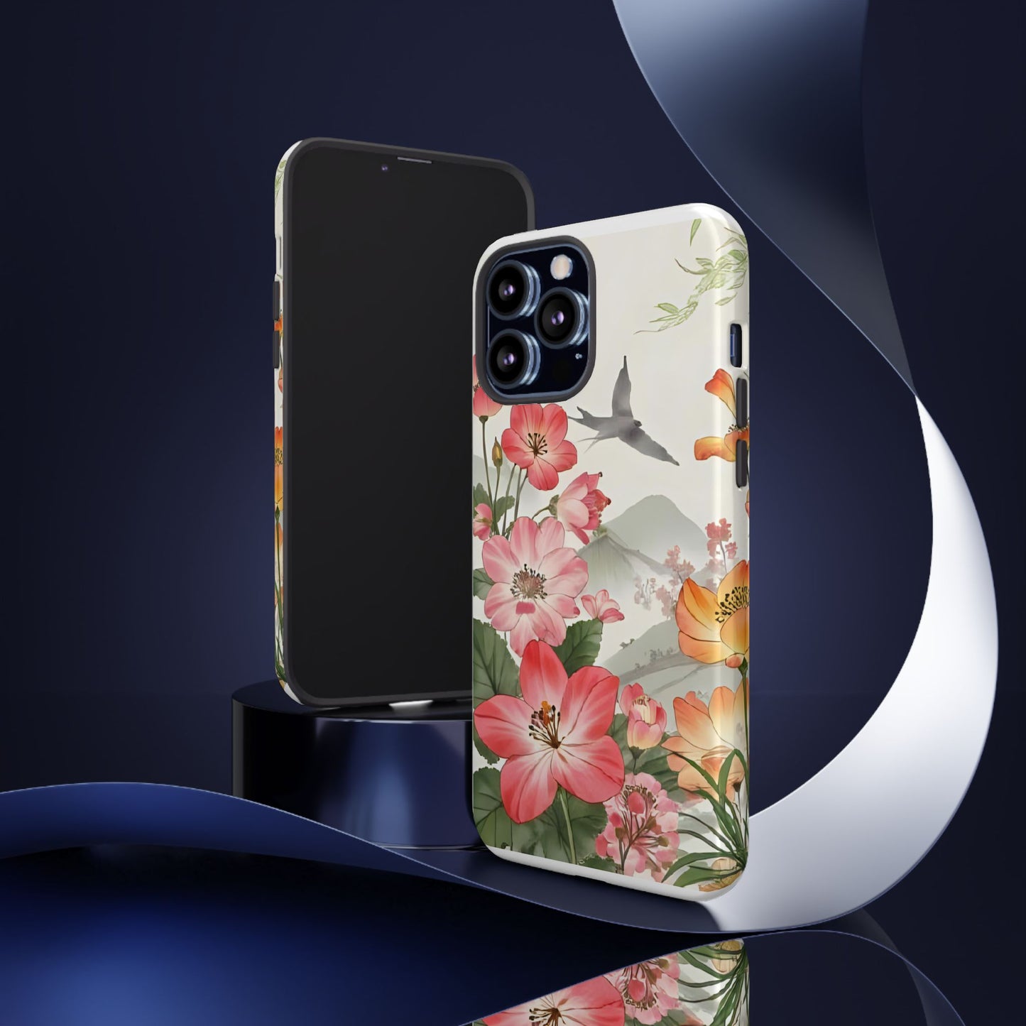 Floral Phone Case, Tough Cases, Smartphone Accessories, Gift for Her, Nature Lover's Present, Floral Design, Spring Style
