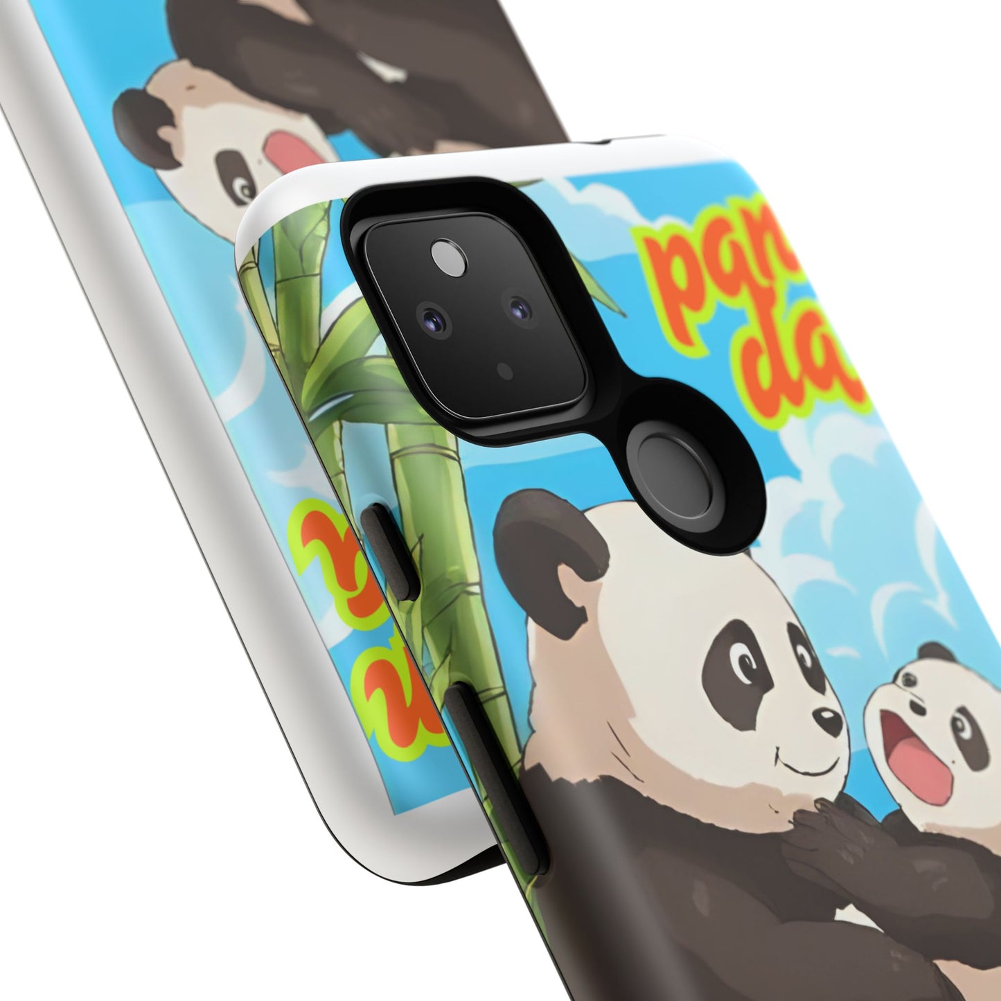 Panda Phone Case - Cute Panda Mom and Baby Design, Phone Cover for Animal Lovers, Gift for Kids and Adults, Jungle Vibe, Fun Accessory