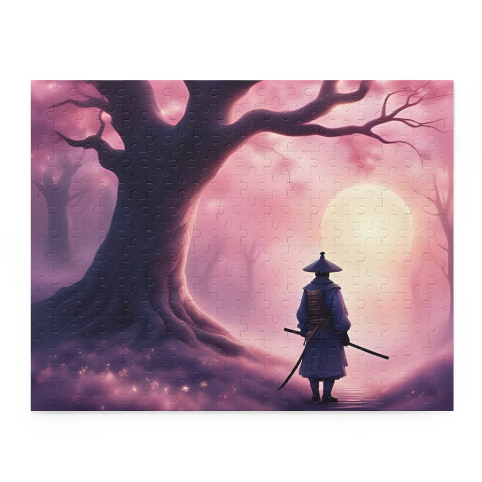 Mystical Samurai Puzzle - 120, 252, 500-Piece, Relaxation activity, Perfect gift for puzzle lovers, Meditative decor, Unique home [...]