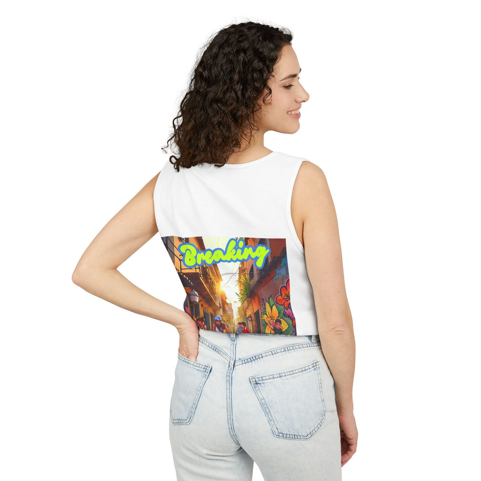 Urban Dance Vibes Tank Top - Perfect for Streetwear Style, B-Boy Culture, Summer Festivals, Dance Events, Active Lifestyle