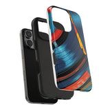 Retro Vinyl Record Phone Case – Front View