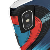 Retro Vinyl Record Phone Case – Front View