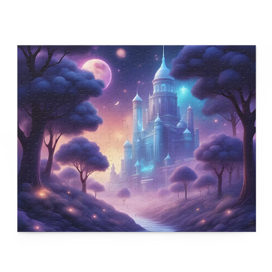 Enchanted Castle Puzzle | Dreamy Art Puzzle, Fantasy Decor, Family Game, Gift for Kids, Magical Home Decor