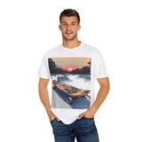 Skateboard Graphic Tee, Unisex Casual Wear, Stay Wild Shirt, Perfect for Skaters and Nature Lovers, Vintage Style T-Shirt