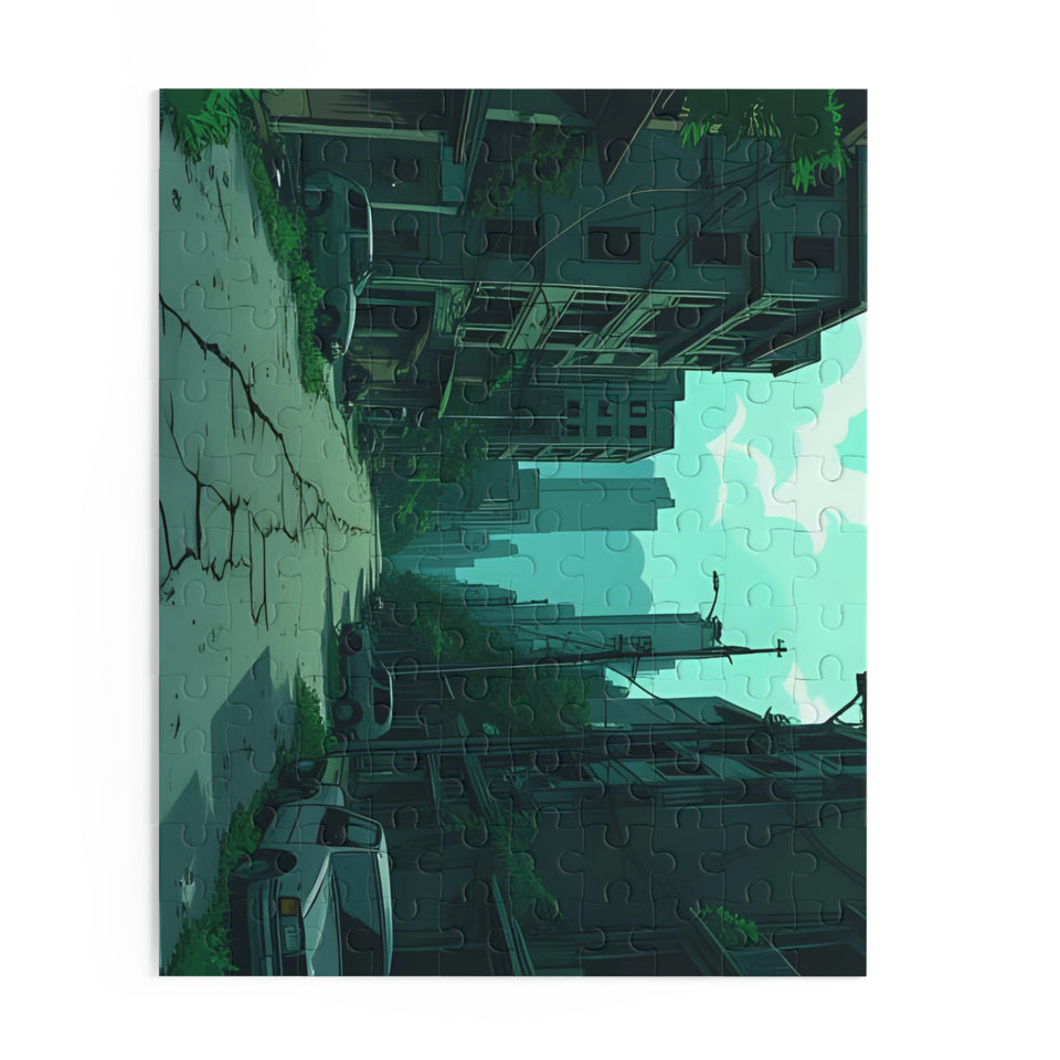 Desolation Puzzle - 120/252/500-Piece Jigsaw, Nostalgic Decor, Gift for Puzzle Lovers, Relaxing Activity, Home Decor