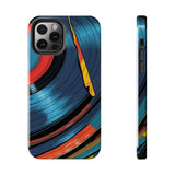 Retro Vinyl Record Phone Case – Front View