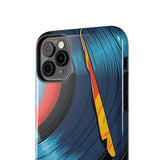 Retro Vinyl Record Phone Case – Front View