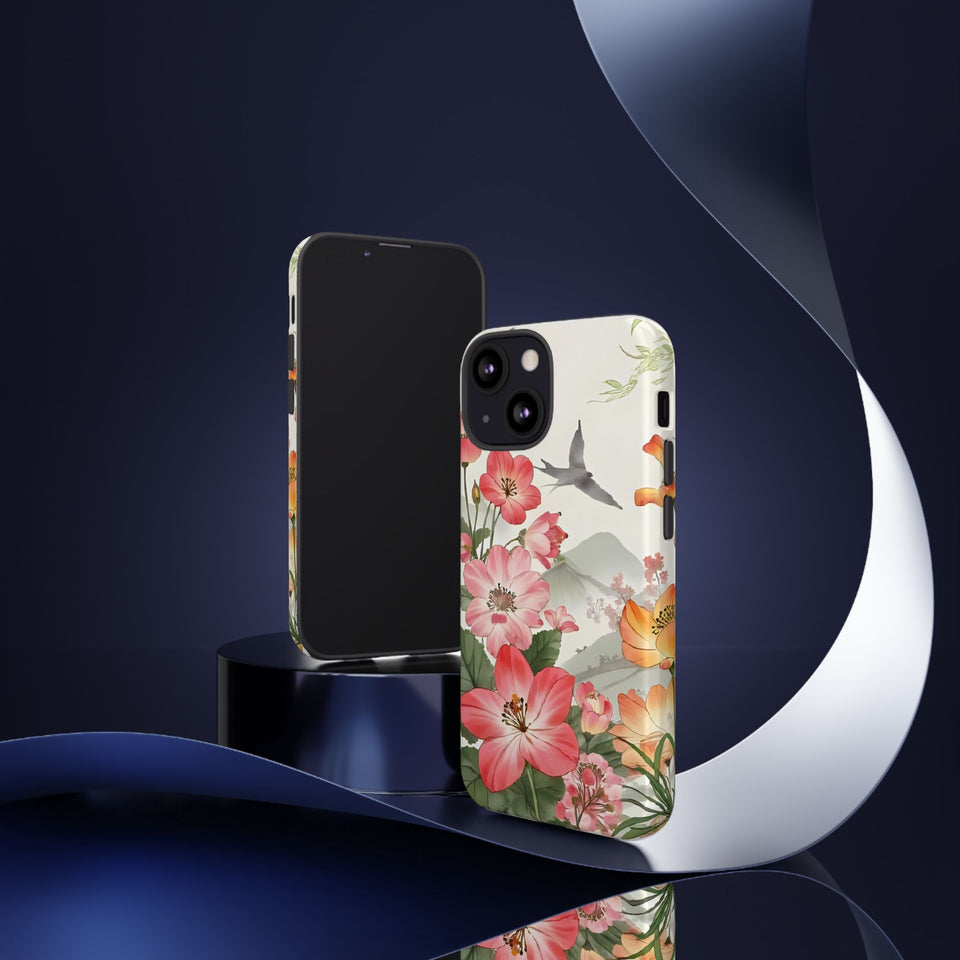 Floral Phone Case tough cover back design
