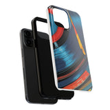Retro Vinyl Record Phone Case – Front View