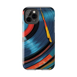 Retro Vinyl Record Phone Case – Front View
