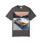 Skateboard Graphic Tee, Unisex Casual Wear, Stay Wild Shirt, Perfect for Skaters and Nature Lovers, Vintage Style T-Shirt
