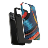 Retro Vinyl Record Phone Case – Front View