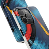 Retro Vinyl Record Phone Case – Front View