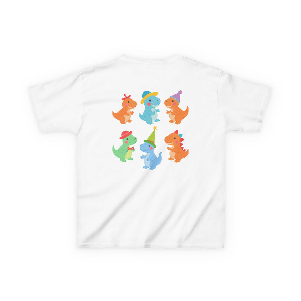 Cute Dinosaur Kids Tee, Fun Dinosaur Shirt, Birthday Gift, Kids T-Shirt, Toddler Apparel, Cute Dino Tee