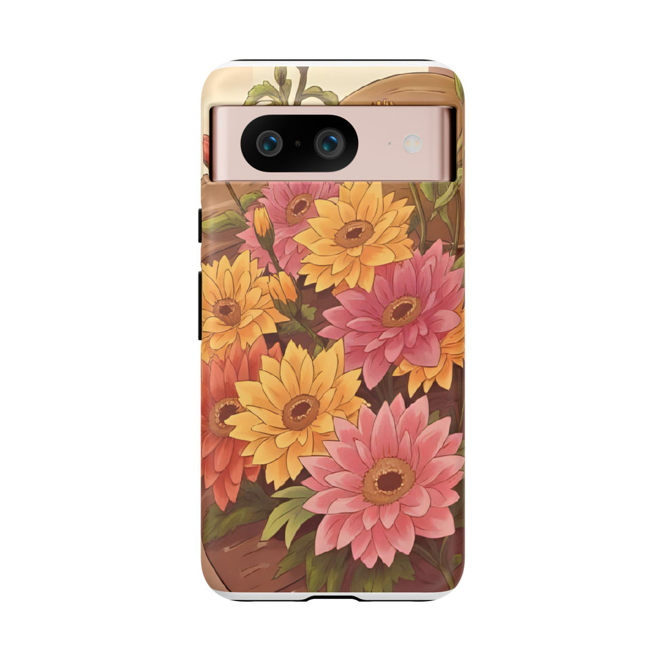 Floral Phone Case – protect your smartphone with style and durability, featuring a colorful flower design. This tough protective case safeguards your device from scratches, drops, and everyday wear while adding a vibrant, nature-inspired touch. Perfect for nature lovers, spring fashion enthusiasts, and anyone who wants to combine function with style.