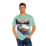 Skateboard Graphic Tee, Unisex Casual Wear, Stay Wild Shirt, Perfect for Skaters and Nature Lovers, Vintage Style T-Shirt