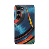 Retro Vinyl Record Phone Case – Front View