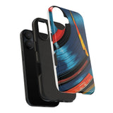 Retro Vinyl Record Phone Case – Front View