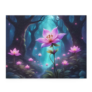 Fantastical Flower Puzzle - 120/252/500-Piece, Relaxing Jigsaw, Nature Lover Gift, Family Activity, Home Decor