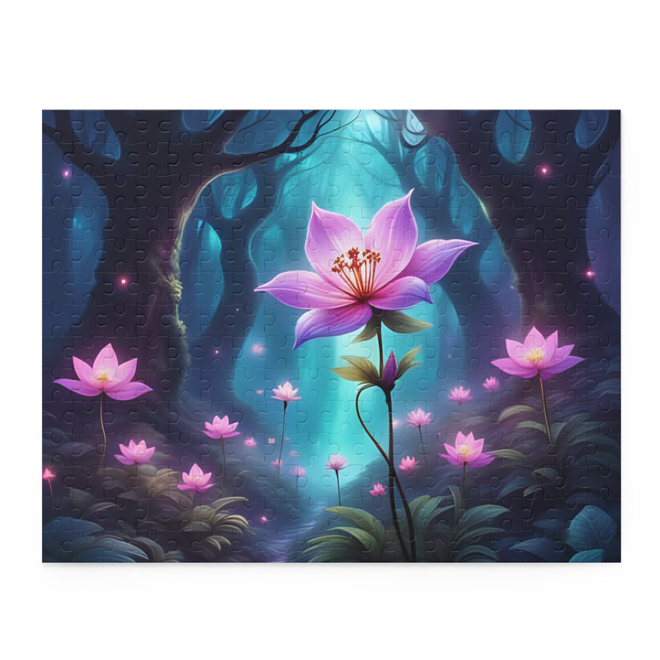 Fantastical Flower Puzzle - 120/252/500-Piece, Relaxing Jigsaw, Nature Lover Gift, Family Activity, Home Decor