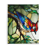 Stained Glass Bird Puzzle – 120 pieces front view