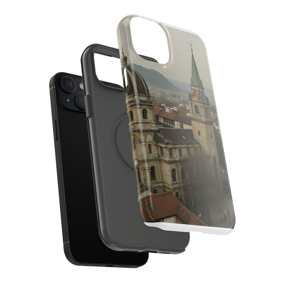 Stylish Impact-Resistant Phone Cases with Scenic Design, Durable Cell Covers, Perfect Gift for Travelers, Functional Phone Accessories