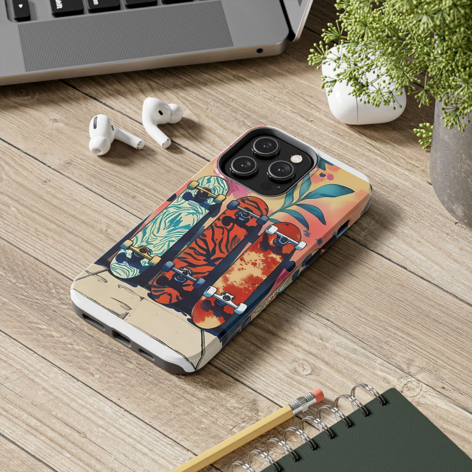 Skateboard Art Phone Case – Tough protective cover