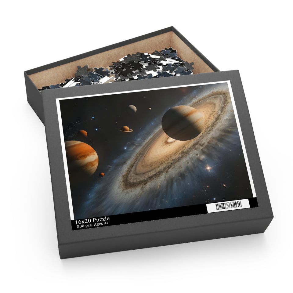 Cosmic Space Puzzle - 120,252,500-Piece Jigsaw Game for Space Lovers, Family Fun Night