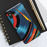Retro Vinyl Record Phone Case – Front View