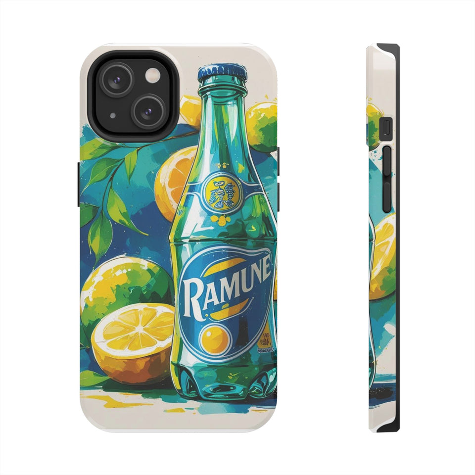 Tough Phone Case Vintage Ramune – Front View