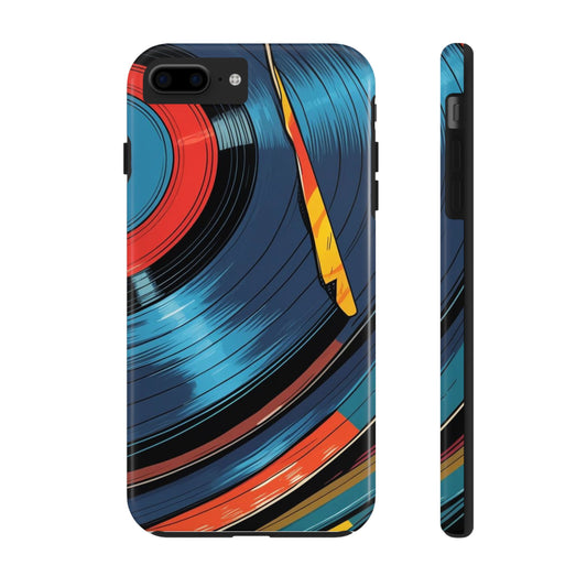 Retro Vinyl Record Phone Cases, Music Lover's Gifts, Durable Smartphone Covers, Vintage Style Accessories, Perfect for Birthdays, Holidays