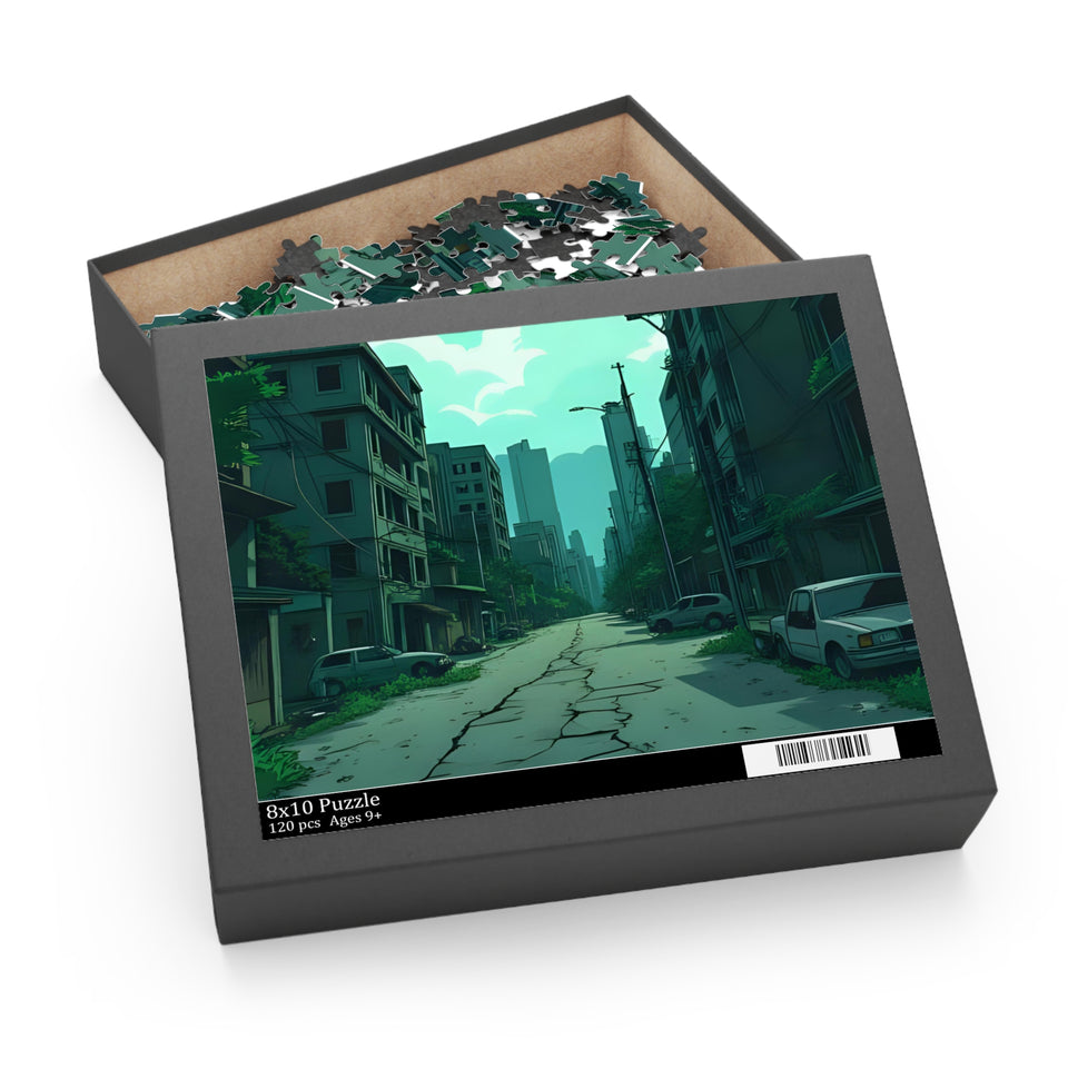 Desolation Puzzle - 120/252/500-Piece Jigsaw, Nostalgic Decor, Gift for Puzzle Lovers, Relaxing Activity, Home Decor