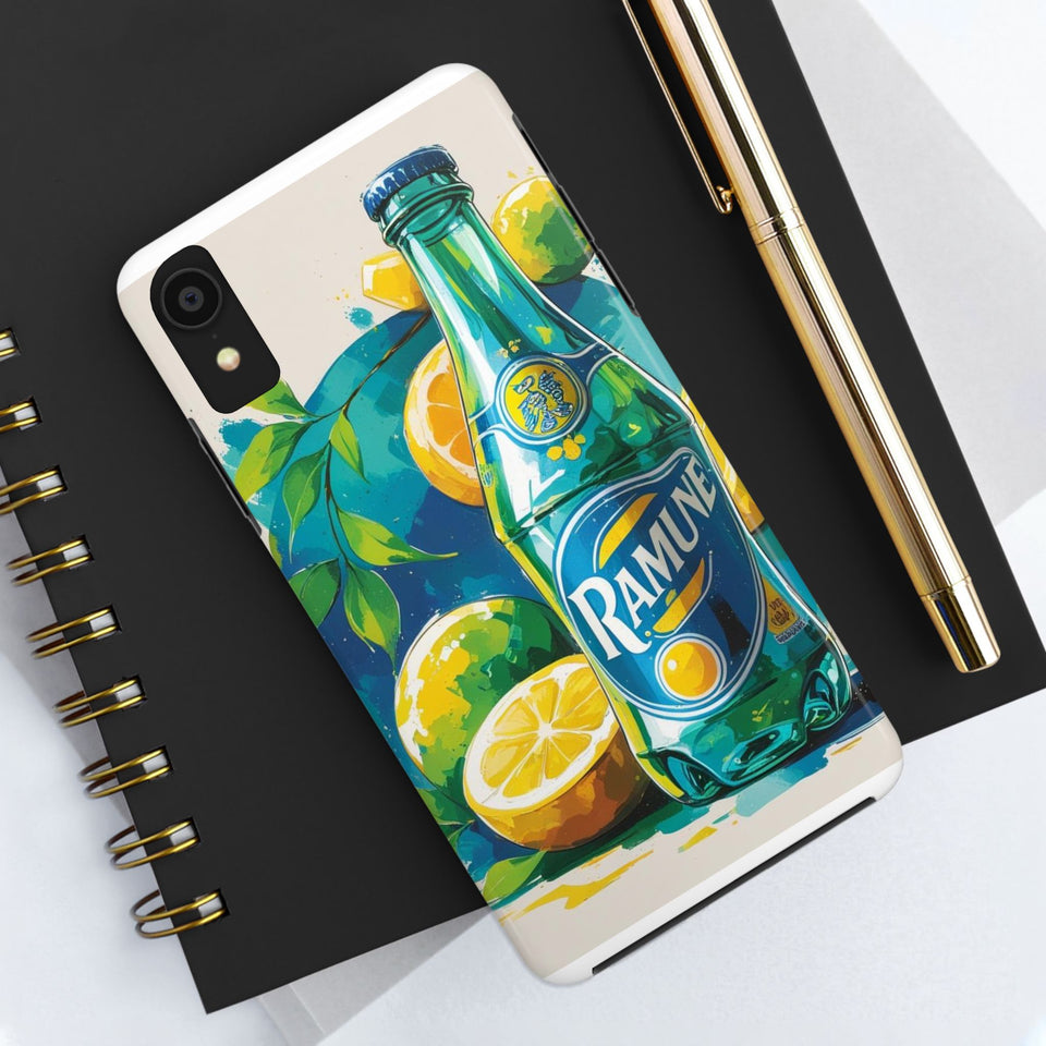 Tough Phone Case Vintage Ramune – Front View