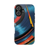Retro Vinyl Record Phone Case – Front View
