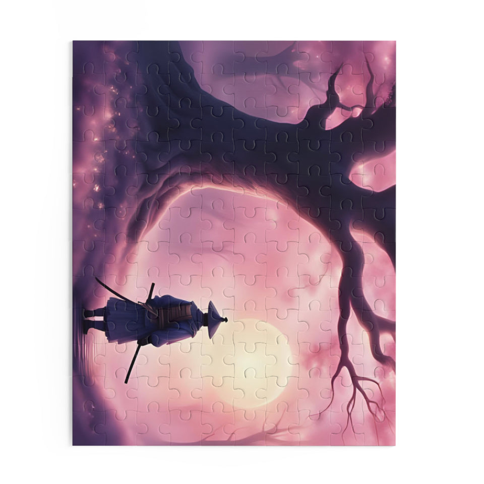 Mystical Samurai Puzzle - 120, 252, 500-Piece, Relaxation activity, Perfect gift for puzzle lovers, Meditative decor, Unique home [...]