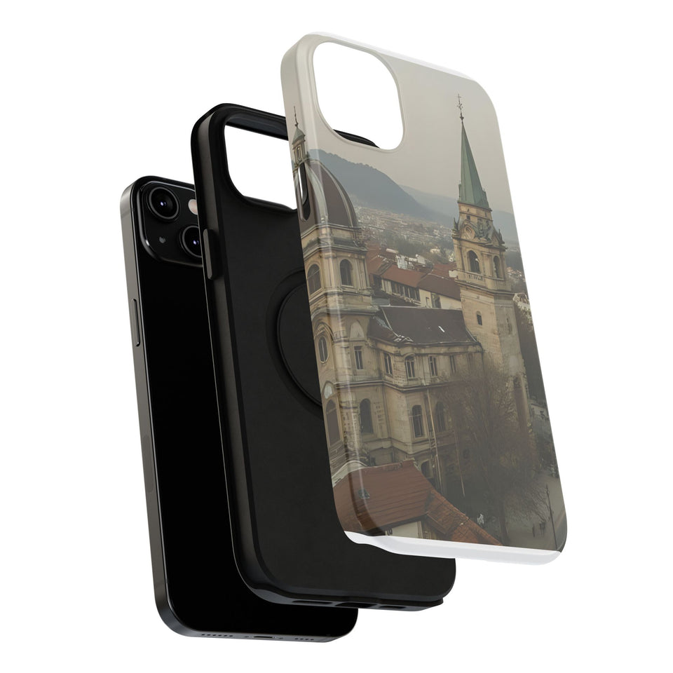 Stylish Impact-Resistant Phone Cases with Scenic Design, Durable Cell Covers, Perfect Gift for Travelers, Functional Phone Accessories