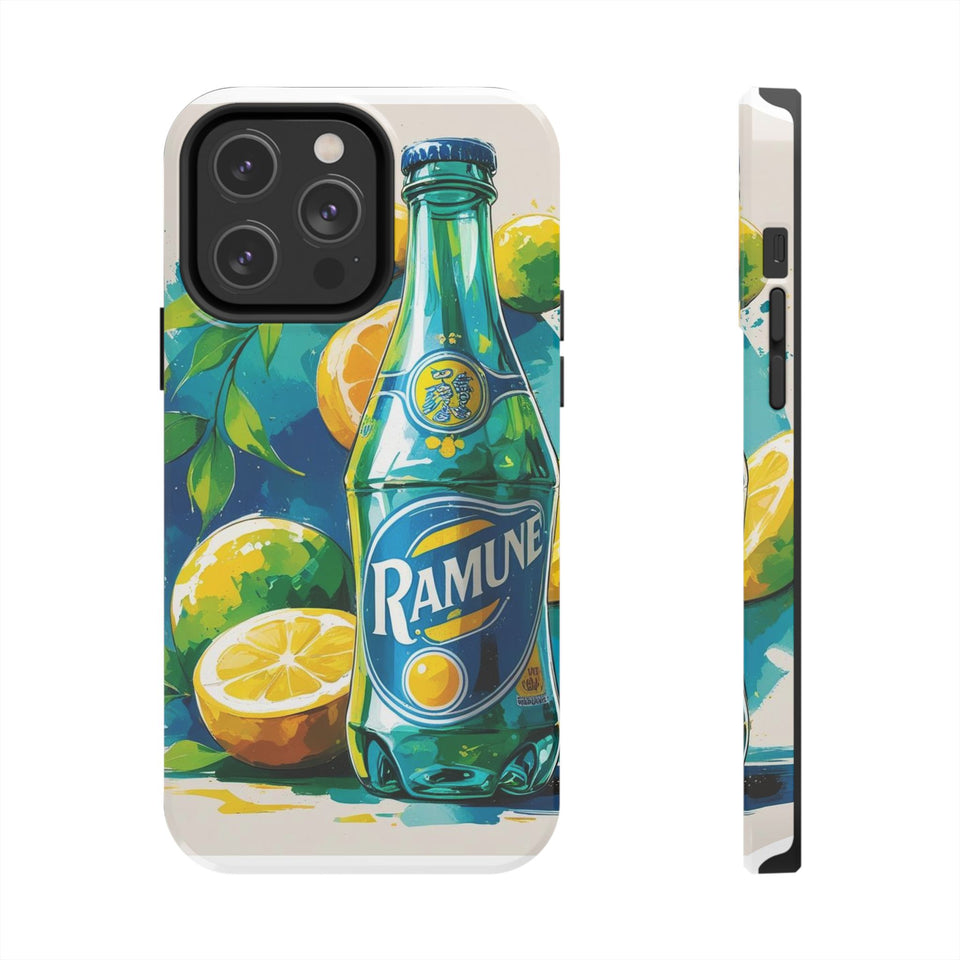Tough Phone Case Vintage Ramune – Front View