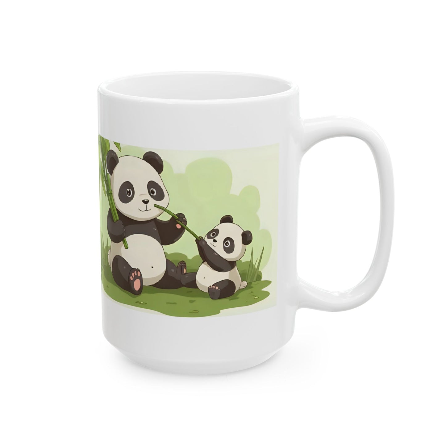 Cute Panda Ceramic Mug - Perfect Gift for Animal Lovers, Tea/ Coffee Cup for Home & Office, Fun Gift for Birthdays