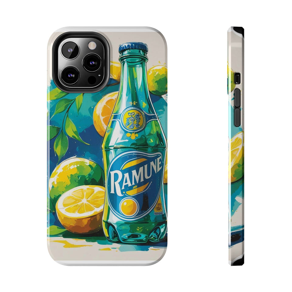 Tough Phone Case Vintage Ramune – Front View