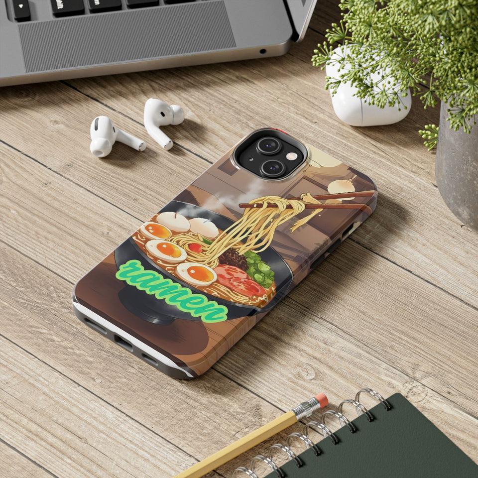 “Anime Ramen Bowl Phone Case design”