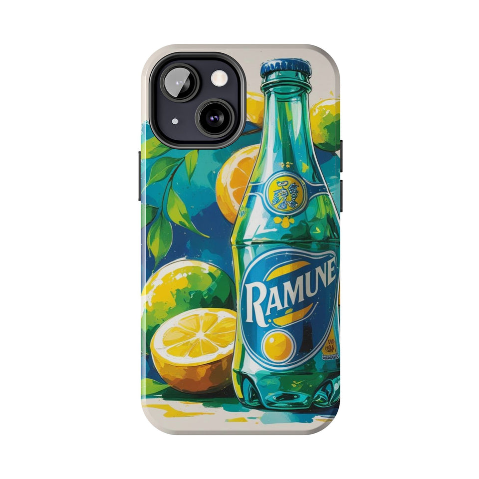 Tough Phone Case Vintage Ramune – Front View