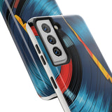 Retro Vinyl Record Phone Case – Front View