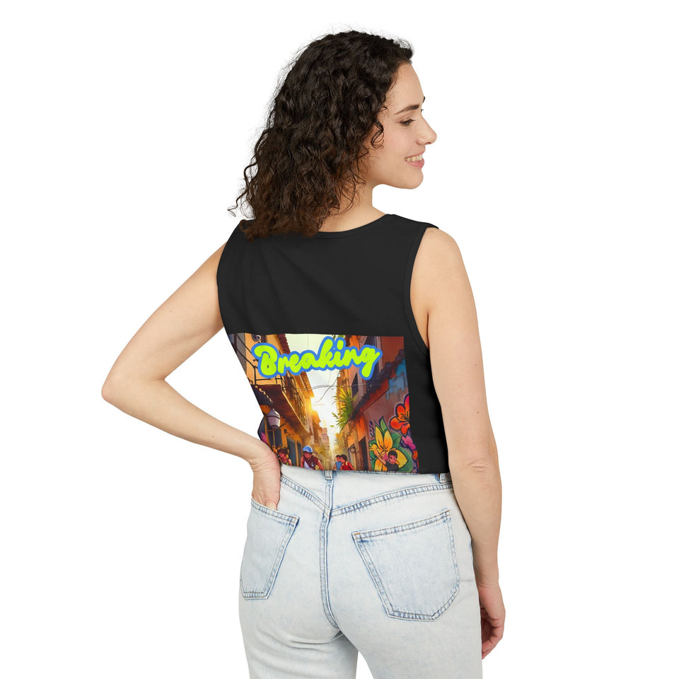 Urban Dance Vibes Tank Top - Perfect for Streetwear Style, B-Boy Culture, Summer Festivals, Dance Events, Active Lifestyle