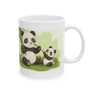 Cute Panda Ceramic Mug – front view